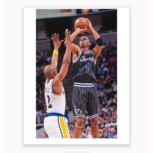 PENNY HARDAWAY OLD SCHOOL MAGIC 8.5x11 REPRINT 5 POSTER ULTRA GLOSSY BUNDLE SET! - Picture 2 of 5